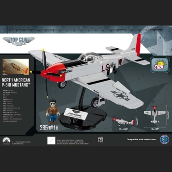 Mustang P-51D 265 Kl.Samolot - Top Gun